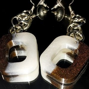 Resin earrings